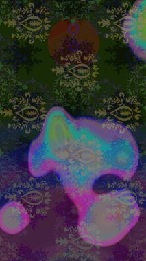 Tekstil, kumaş, kapaklar, duvar kağıtları, baskı, naylon, yapıştırma, örgü, dekupaj için çiçeksiz arkaplan. Millefleur 'lar. Küçük gri çiçekli oldukça eski bir besin torbası deseni..