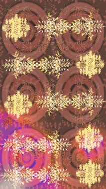 Raster illüstrasyonu. Aralık ayı kış karı mevsimi. Karalama çizim çizgilerindeki Kar Taneleri simgesi.