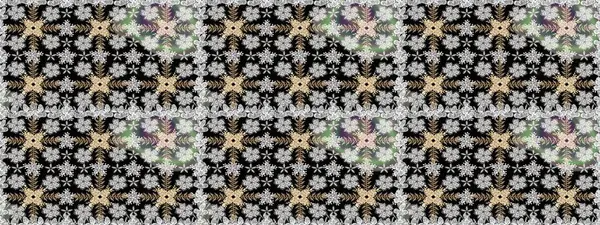 Hediye ambalaj kağıdı, tebrik kartları, posterler ve pankart tasarımı. Raster düz çiçekleri pürüzsüz desen. Siyah renkte çiçekler.