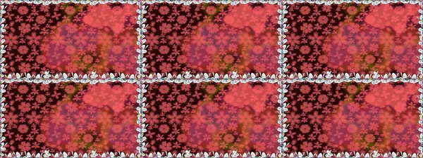 Pembe renkli çiçekler. Çiçekli kusursuz retro desen. Renkli Yaz Temalı Kusursuz Arkaplan. Düz Çiçek Elementleri Tasarımı.