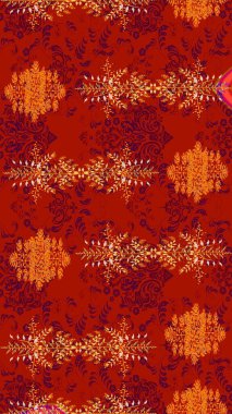 Kırmızı, turuncu ve mor ikon silueti. Raster illüstrasyonu. Noel tasarımı için. Kar tanesi kışı kırmızı, turuncu ve mor renklerde izole edilir. Yeni yıl tabelası. Kutlamanın sembolü.