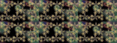 Çiçekli siyah eskiz deseni. Raster çiçek izi. Klasik taslak çizimi.