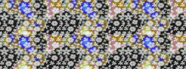 Gri ve nötr renkte çiçekler. Sevimli çiçek raster deseni. Renkli Yaz Temalı Kusursuz Arkaplan. Düz Çiçek Elementleri Tasarımı.