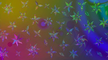 Kahverengi renkli çiçekler. Nazik, sevimli çiçek arkaplanı. Raster çiçek desenli ve çiçekli..