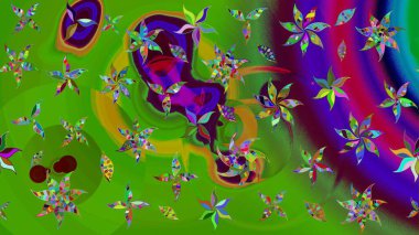 Raster şirin suluboya çiçek desenleri çiziyor. Büyük bir çiçek boyası seti. Kartlar, davetiyeler, tarih kartları ve daha fazlası için kullanılabilir.