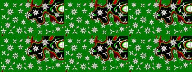 Klasik çiçek desenli. Raster 'ın taze dokusu. Yumuşak fayans. Paketleme, tekstil, duvar kâğıdı için çiçek eskizi. Yumuşak pamuk tasarımı.