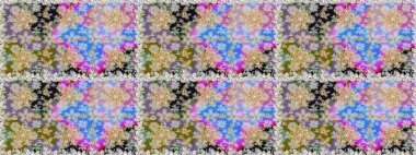 Süslü dekorasyon. Lüks, kraliyet ve Viktorya dönemi konsepti. Tarafsız renklerdeki altın desenler ve altın elementler. Raster klasik barok çiçeksiz altın desenli..