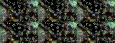 Motley illüstrasyonu. Küçük renkli çiçekler. Moda baskıları için zarif bir şablon. Çiçekli bahar çiçekleri. Küçük çiçekte şirin desenler.