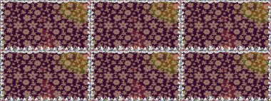 Yumuşak pamuk tasarımı. Sarma, tekstil ve duvar kâğıdı için kusursuz çiçek arkaplanı. Klasik çiçek desenli. Raster 'ın taze dokusu. Yumuşak kiremit.