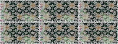 Güzel kumaş deseni. Raster suluboya deseni, narin çiçekler, gri çiçekler, tebrik kartı şablonu..