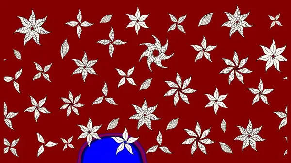 Çiçek arkaplan. Güzel kumaş deseni. Çizim raster deseni.