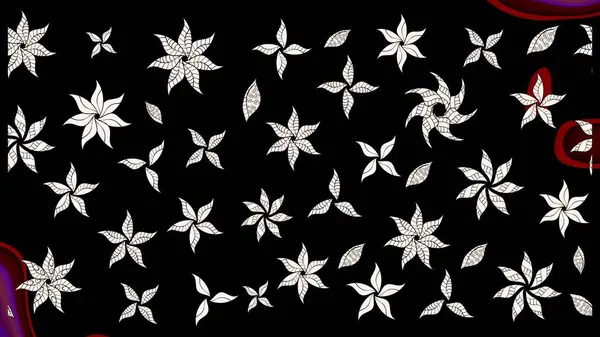 Moda baskıları için zarif bir şablon. Robot resim. Çiçekli bahar çiçekleri. Küçük renkli çiçekler. Motley illüstrasyonu. Küçük çiçekte şirin desenler.