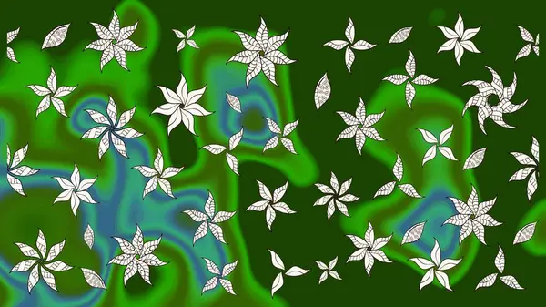 Moda baskıları için zarif bir şablon. Çiçekli yaz çiçekleri. Küçük çiçekte güzel bir desen. Robot resim. Motley illüstrasyonu. Küçük renkli çiçekler..