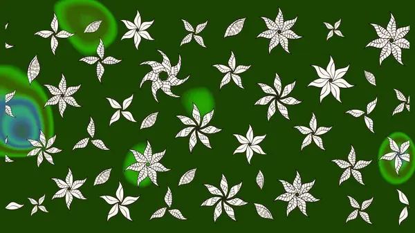 Düz Çiçek Elementleri Tasarımı. Güzel kumaş deseni. Renkli Yaz Temalı eskiz kalıbı. Raster çiçekli arka plan. Güzel eskiz şekli. Yazdır.