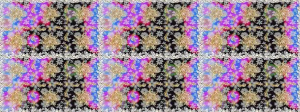 Barok tarzında duvar kağıdı tasarımı için kusursuz damaske deseni arkaplanı. Gri renkli ve altın elementli altın desenli. Süslü raster dekorasyonu.