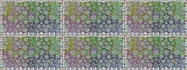 Raster çiçekleri klasik tarzda çizilmiş. Çiçekli, pürüzsüz bir desen. Gri renklerde bahar çiçekleri. Raster illüstrasyonu.