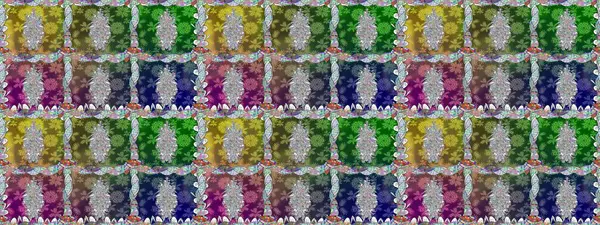 Çiçekler, yapraklar, dekoratif elementler, sıçramalar, lekeler, el çizimleri çizimleri ve Doodle çizimleri, grafik raster çizimleri.