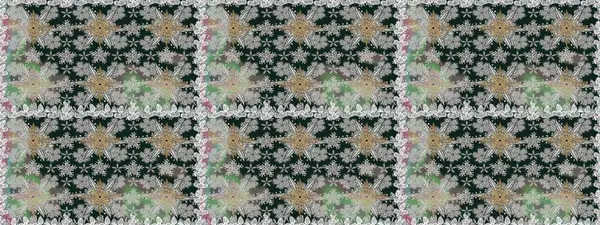 Güzel kumaş deseni. Raster suluboya deseni, narin çiçekler, gri çiçekler, tebrik kartı şablonu..