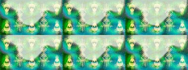 Kar Tanesi raster ikonu arka plan yeşil, nötr, mavi renk. Meteoroloji buz koleksiyonu. Kış Noel 'inde kar bembeyaz kristal element. Raster. Xmas don kar taneleri izole edilmiş siluet sembolü.