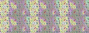 Tarafsız, bej ve yeşil renklerde bahar çiçekleri. Yaprak ve çiçeklerin suluboya resmi nötr, bej ve yeşil renkler üzerine eskiz deseni. Raster illüstrasyonu.