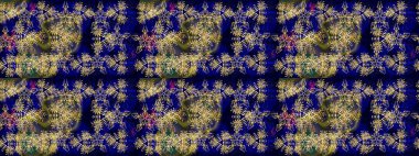 Raster illüstrasyonu. Kar taneleri ve raster arkaplanlı Noel karalaması deseni.