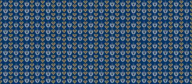 Renkli arkaplanda ilginç karalamalar olan kusursuz desen. Pano. Raster illüstrasyonu. Mavi arkaplan.