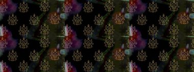 Çiçek deseni duvar kağıdı, desen dolguları ve web sayfası arka planı için kullanılabilir. Süslü zentangle çizim dokusu, soyut çiçeklerle süslenmiş. Şekillendirilmiş çiçekli çizim deseni.