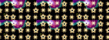 Meteoroloji buz koleksiyonu. Raster sanatı. Kar Tanesi Raster simgesi arkaplanı. Kış siyahı, sarı ve mor noel kar bembeyaz kristal element. Xmas don kar taneleri izole edilmiş siluet sembolü