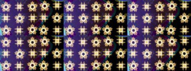 Renkli arka planda güzel kar taneleri. Raster kar taneleri deseni. Raster illüstrasyonu.