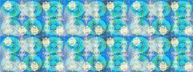 Kar tanesi süsleme deseni. Raster illüstrasyonu. Arkaplanda soyut kar taneleri olan düz tasarım. Kar taneleri deseni. Kar taneleri arkaplanı.