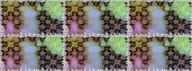 Eski usul. Kumaş, tekstil, duvar kağıdı baskısı için. Raster illüstrasyonu. Tomurcukları papatya çiçekleri olan sevimli bir çiçek deseni. Kusursuz bir geçmişi var. Miles Fleur, dandik süs.