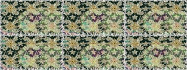 Nazik, narin çiçek arkaplanı. Çiçekli karalama şeklinde Raster çiçek deseni. Tarafsız renklerde çiçekler.