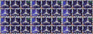 Vadinin çiçekleri siyah renklerde. Raster dikişsiz çiçek deseni.