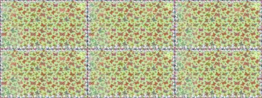 Raster renkli sonsuz doku. Elle çizilmiş illüstrasyon. Kelebeklerle kusursuz desen. Bahar ve yaz tasarımı için renkli arkaplan.