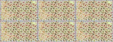 Gri ve kahverengi. Kelebeklerle kusursuz desen. Kumaş, kağıt, ambalaj kağıdı ve duvar kağıdı tasarımı için sevimli bir arkaplan.