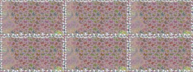 Tarafsız ve gri arka planda uçan güzel kelebek. Kumaş, tekstil, baskı ve davetiye örnekleri. Kusursuz desen. Doğadaki güzellik. Raster..