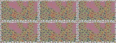 Tarafsız ve pembe renkli resimler. Güzel kelebek raster desenli resim tasarımı.