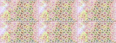 Kelebeklerle dolu renklendirilmiş, pürüzsüz bir desen. Gri ve nötr arka planda renkli bir kelebek. Davetiye, kart, yazdırma için basit şirin desen.