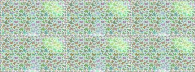 Tropikal temalı kelebek deseni. Raster illüstrasyonu. Tekstil, duvar kâğıtları, web sayfası arkaplanları ve yüzey dokuları için mükemmel. Tarafsız ve yeşil renklerde sevimli kelebek deseni.