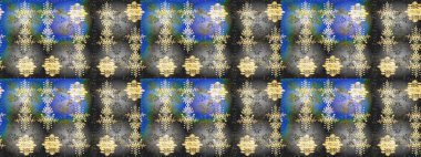 Kar taneleri radyal gri, mavi ve nötr renkler. Renkli arka planda güzel kar taneleri. Raster illüstrasyonu..