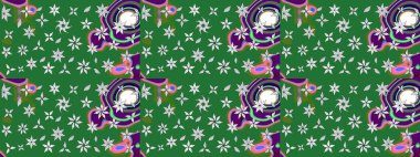 Çiçeğin suluboya çizimlerinin mükemmel deseni. Eski model. Moda baskısı. Dekorasyon ve tasarım için güzel bir desen. Suluboya çizim kalıbı. Raster illüstrasyonu.