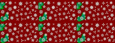 Raster Çiçek İllüstrasyonu 'nun şirin tekstili. Kırmızı ve nötr renklerdeki etnik çiçeklerle zarif bir eskiz..