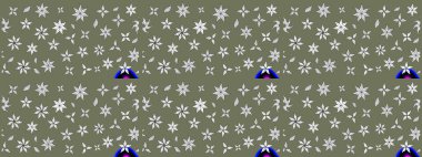 Tekstil veya kitap kapakları, imalat, duvar kağıtları, baskı, hediye paketi ve yapıştırma kitabı için çiçek eskizi geçmişi. Küçük çaplı çiçeklerdeki basit şirin desenler. Raster illüstrasyonu.