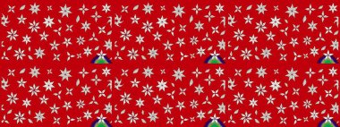 Çiçekli karalama şeklinde Raster çiçek deseni. Nazik, narin çiçek arkaplanı. Kırmızı renkte çiçekler.