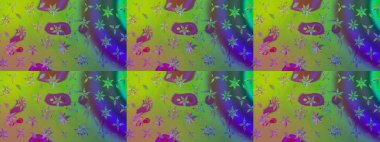 Sabıka fotoğraflarında, bebek kıyafetlerinde, duvar kâğıtlarında, paket kutularında falan kullanılabilir. Zarif, parlak ve eskiz yeşil çiçek deseni tasarımı.