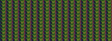 Yeşil renkli Asya tekstili. Suluboya çiçekli çiçek deseni. Raster illüstrasyonu.