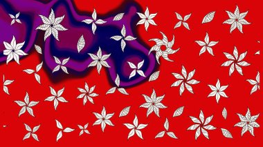 Çizim raster deseni. Çiçek arkaplan. Güzel kumaş deseni.