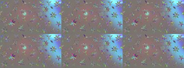 Raster güzel kumaş deseni çiziyor. Düz Çiçek Elementleri Tasarımı. Renkli Bahar Teması eskiz kalıbı. Çiçek deseni.