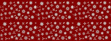 Kırmızı ve nötr renklerde çiçekler. Raster düz çiçek çizim deseni. Tasarım hediye paketi, tebrik kartları, posterler ve afiş tasarımı.