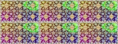 Altın elementlerle nötr renklerde altın desen. Raster oryantal süs. Barok tarzında kusursuz bir doğulu süsü. Geleneksel klasik altın desen.